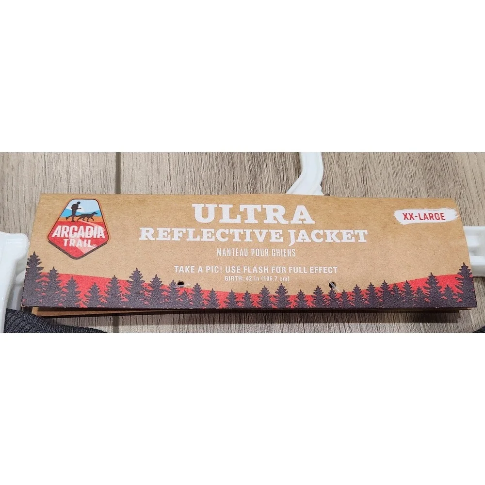 Arcadia Trail XXL Ultra Reflective Pink Dog Coat Sherpa Liner Water Repellent‎